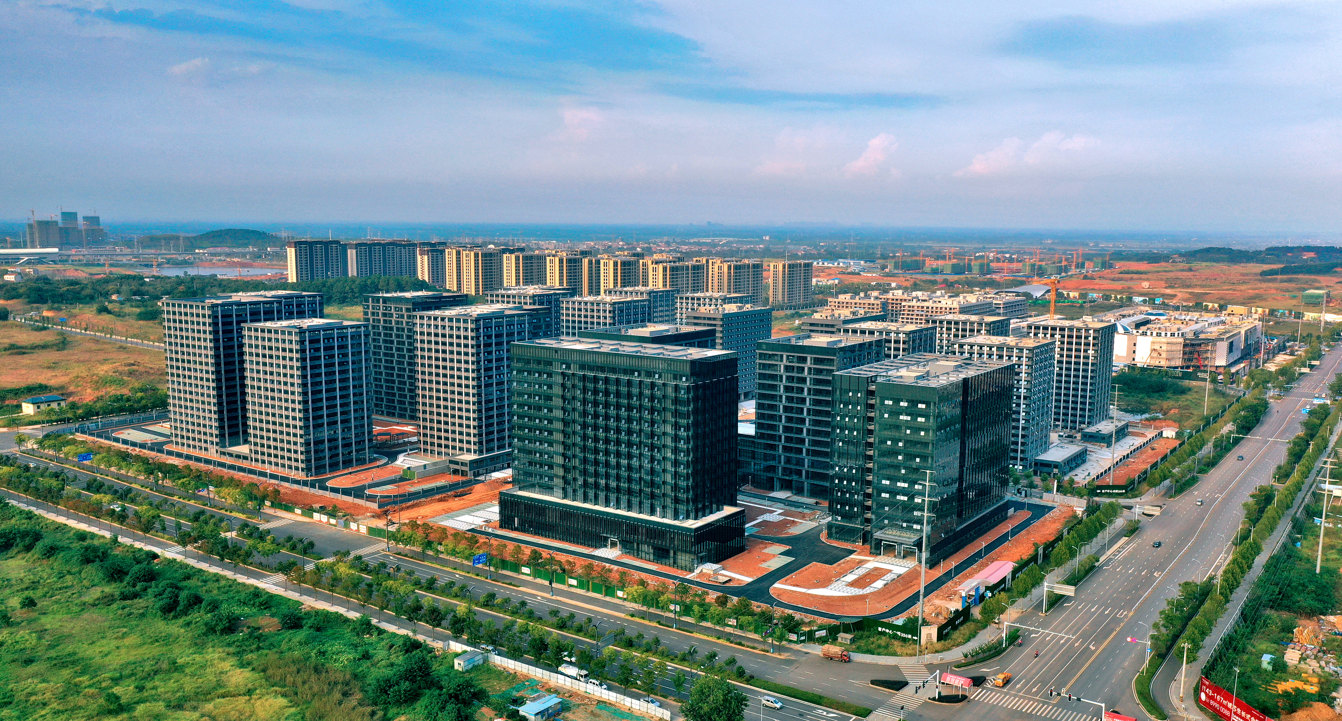 "阳逻之心"生机勃勃.